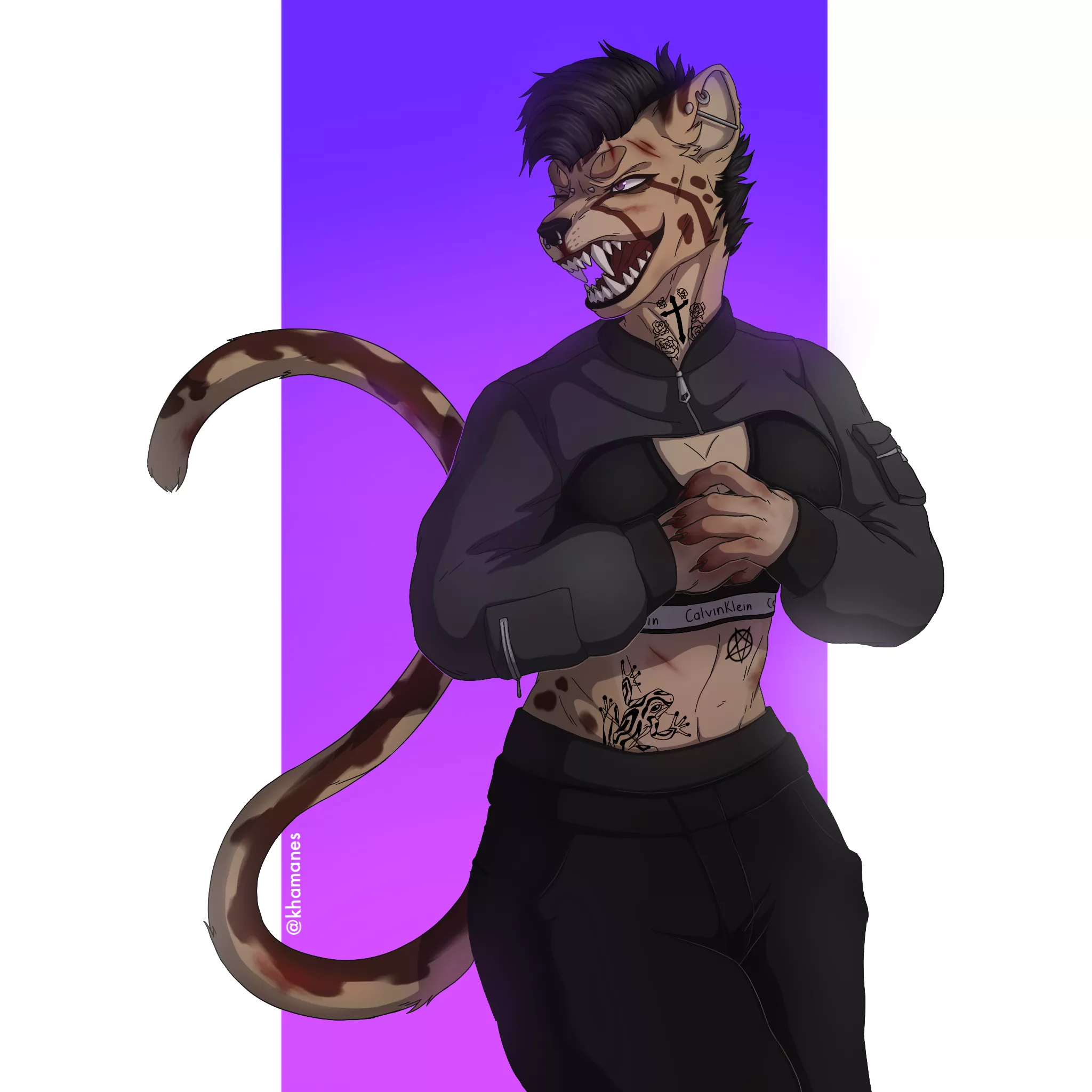 Got a commission of my sona and I love it!