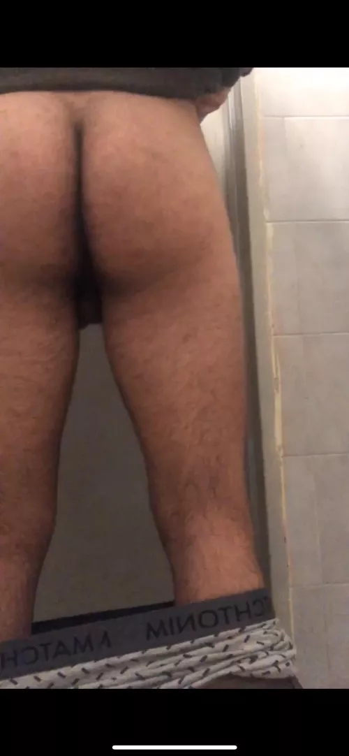 Hairy soldier ass