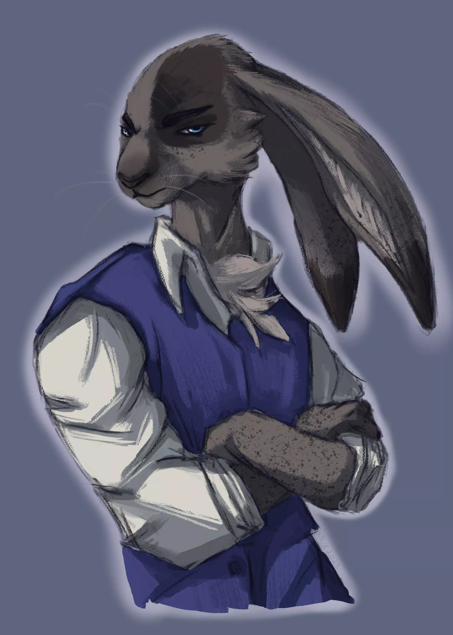 He is judging you 🎨: kRoX on FA