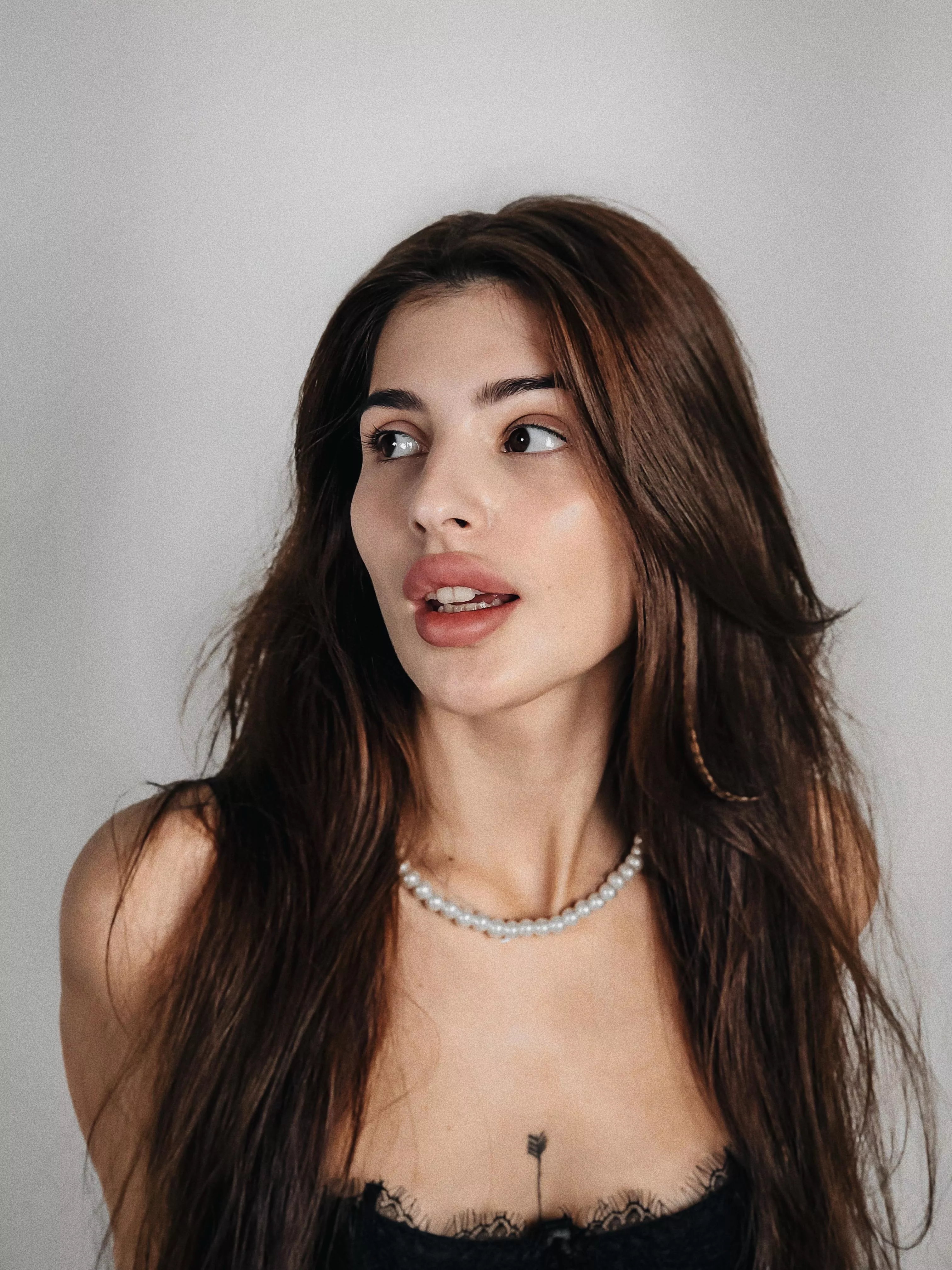 Here I'm looking like a shy girl, but inside of me freaking fire