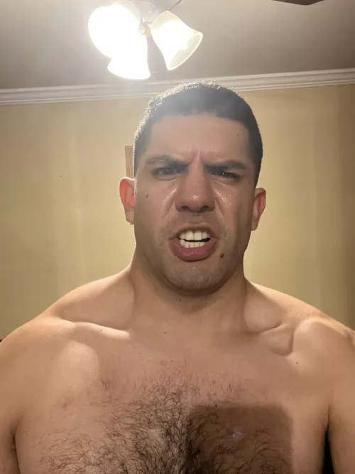 Hulking out with the neck training