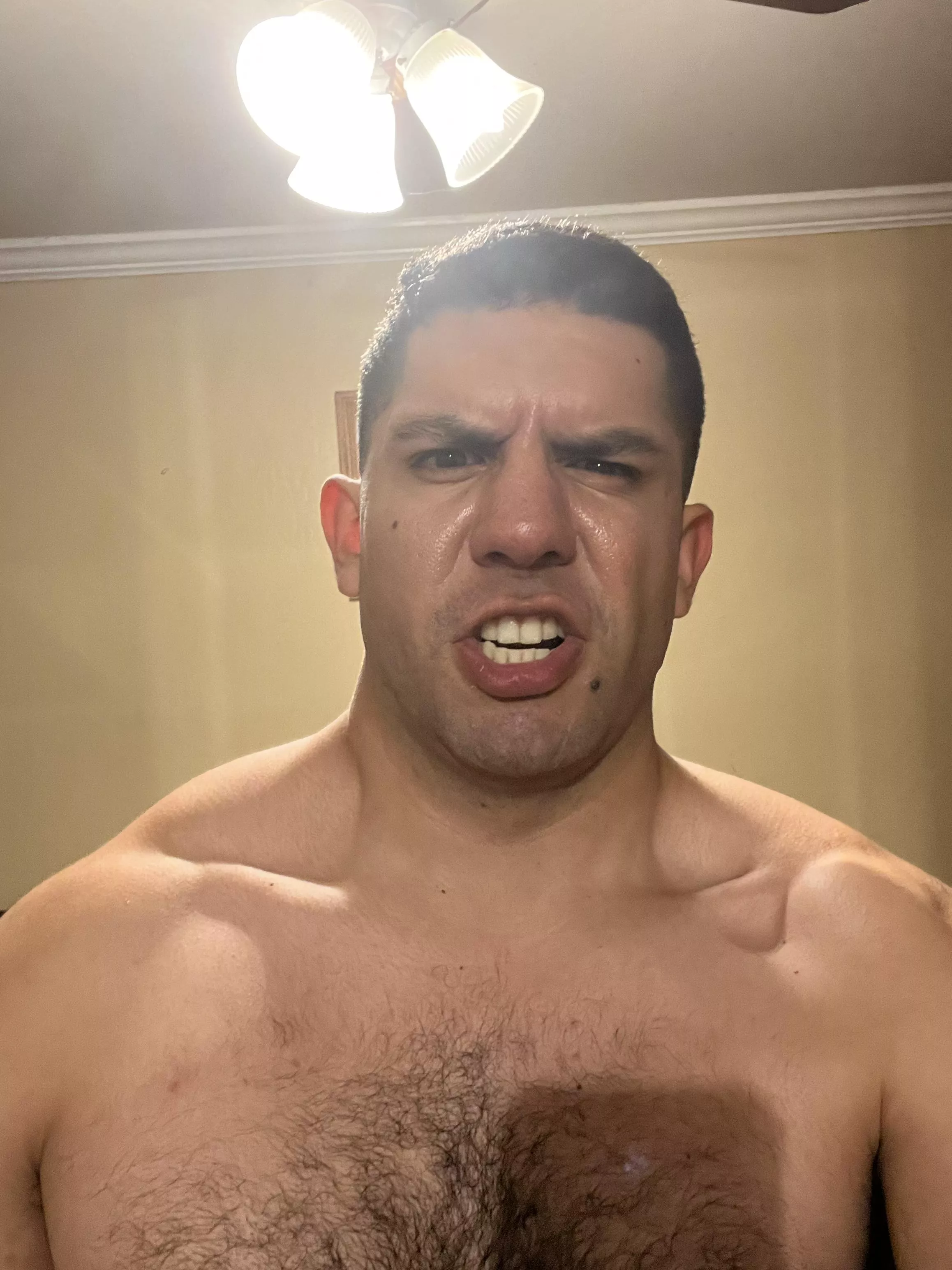 Hulking out with the neck training