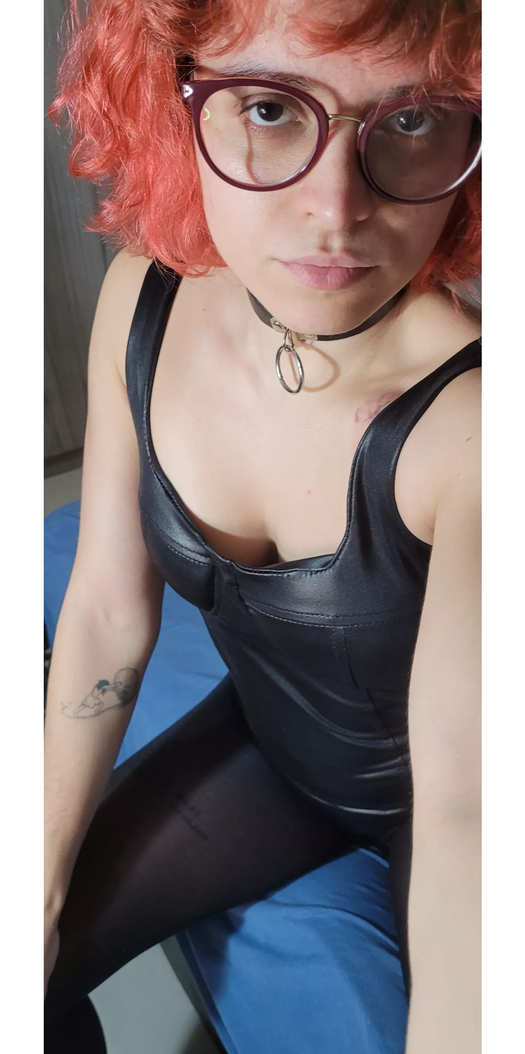 I love a leather bodysuit
