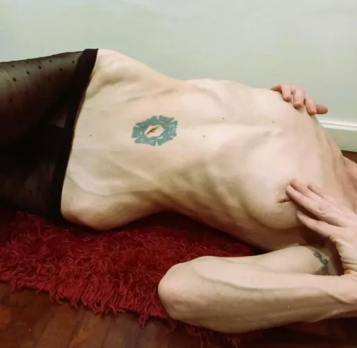 I love lying on my furry rug