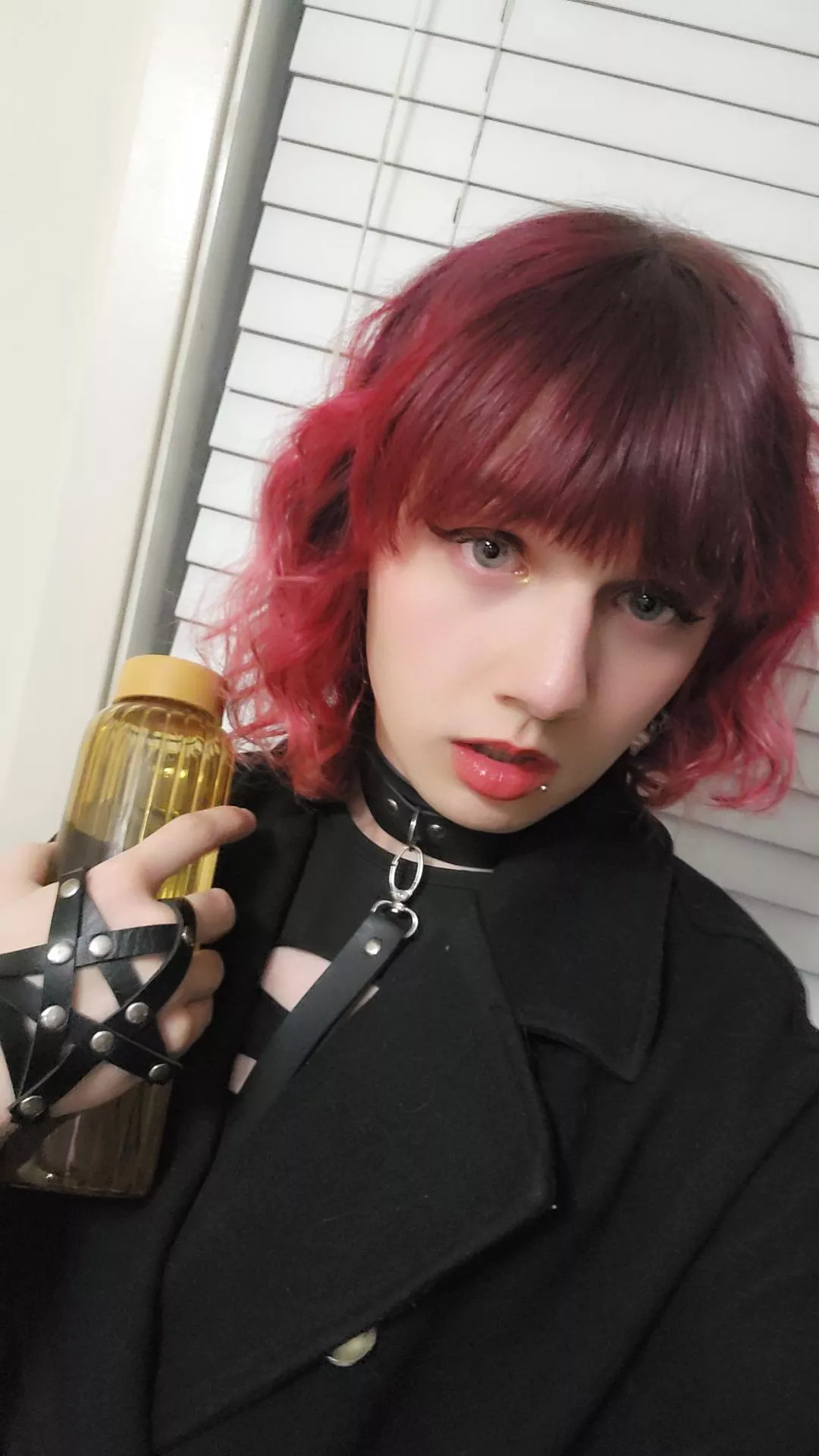 I straightened my bangs. not sure if i like them