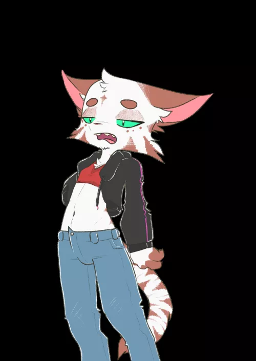 Im having fun drawing my fursona :P (art by me)