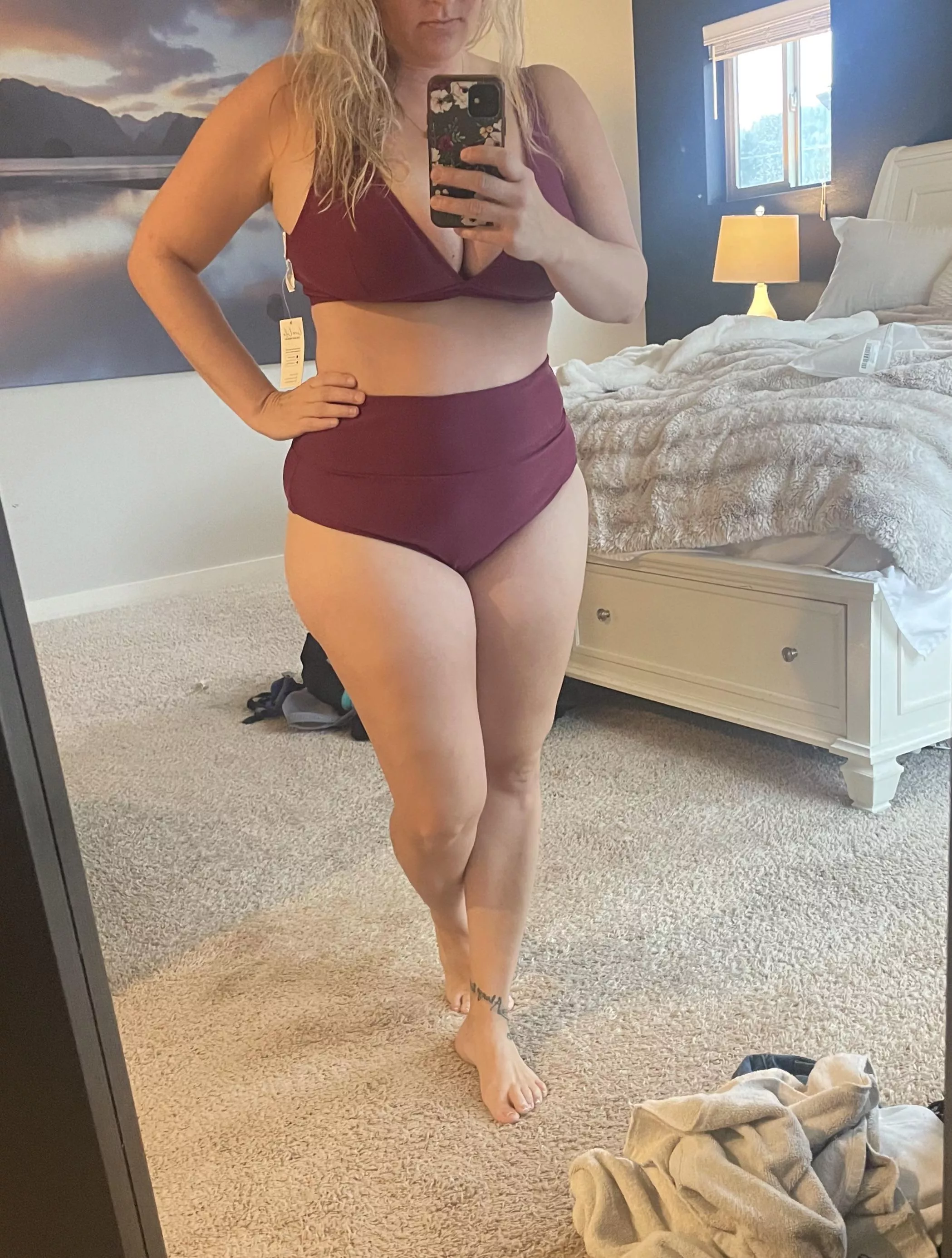 Mom bikini and all, she can still get it