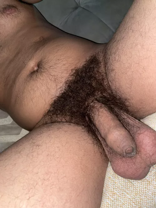 My balls full and my bush