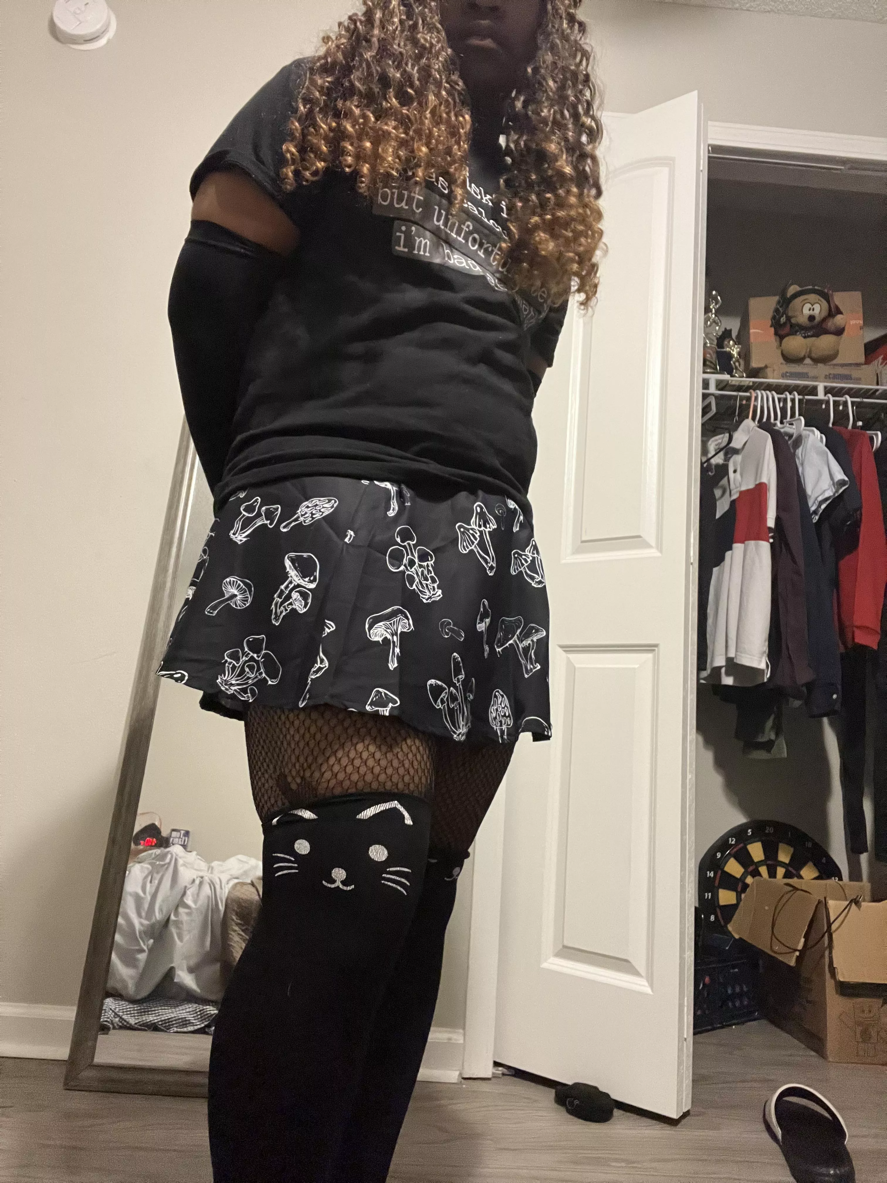 My skirt looks so poofy