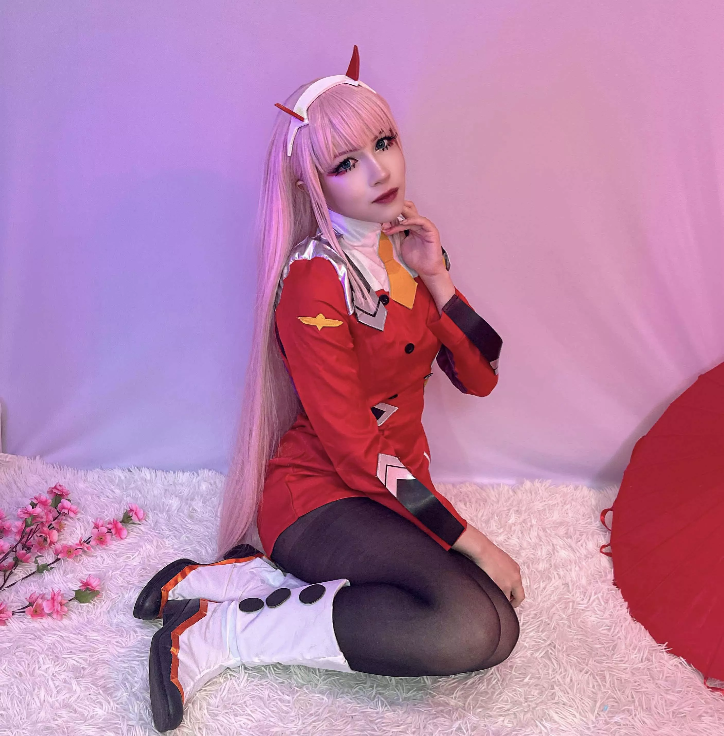 My ZeroTwo cosplay from Darling in the Franxx (Stella)