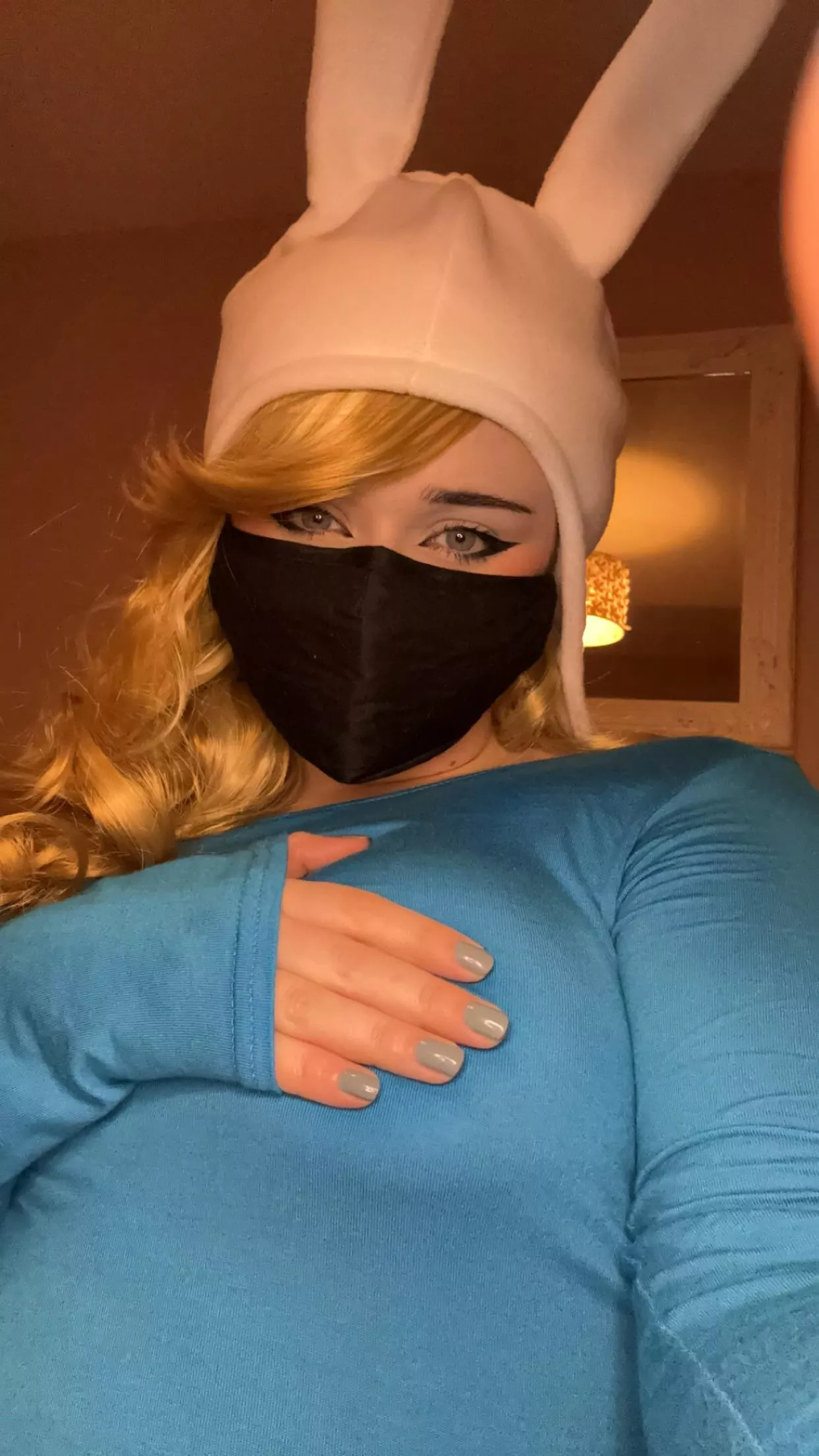 Obsessed with taking cute pics in my Fionna cosplay 🥰