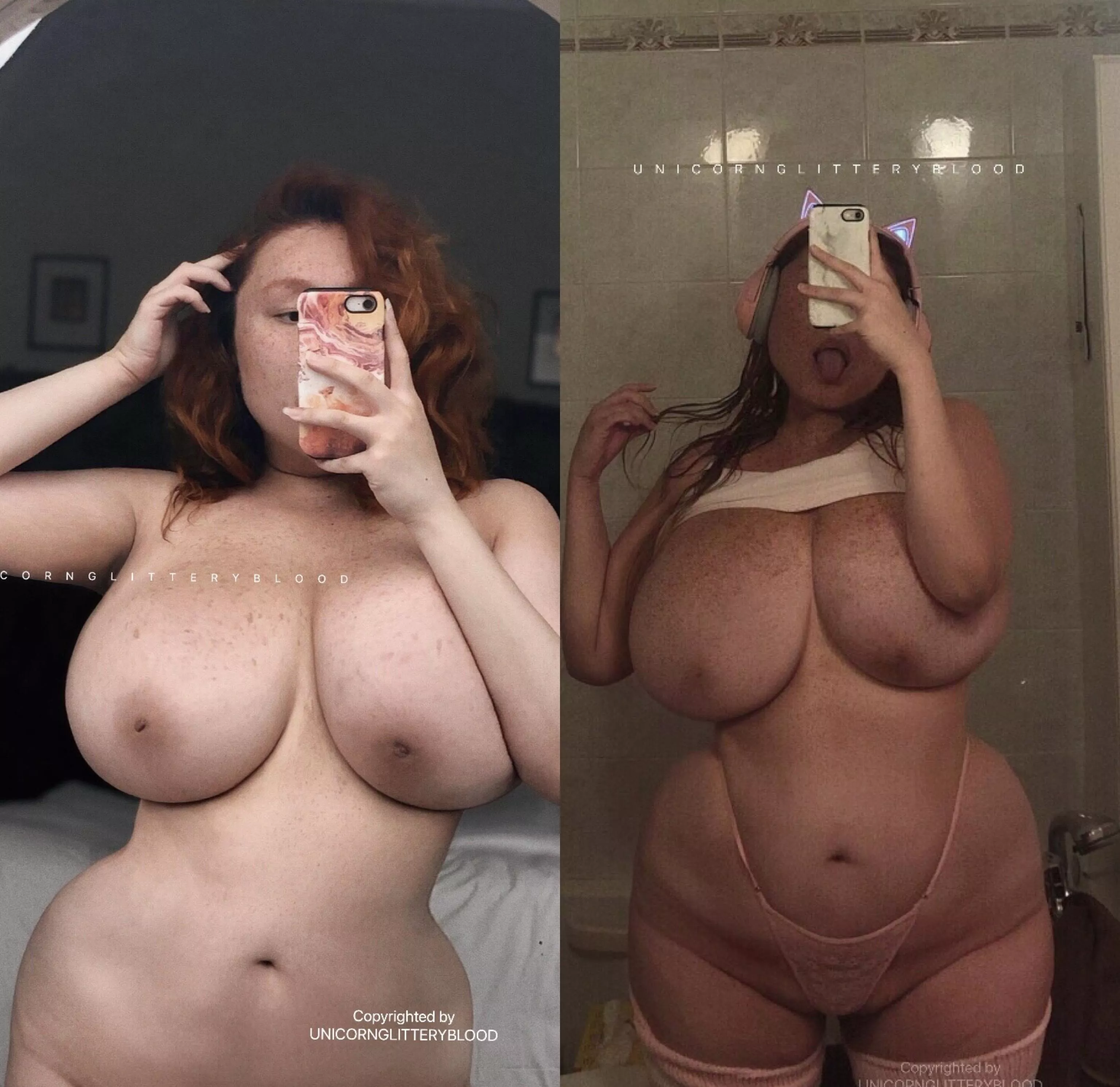 [OC] my natural boobs growth! are they too ig now?
