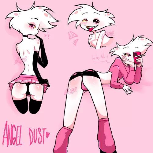 some Angel Dust sketches x) (@swazkii1)