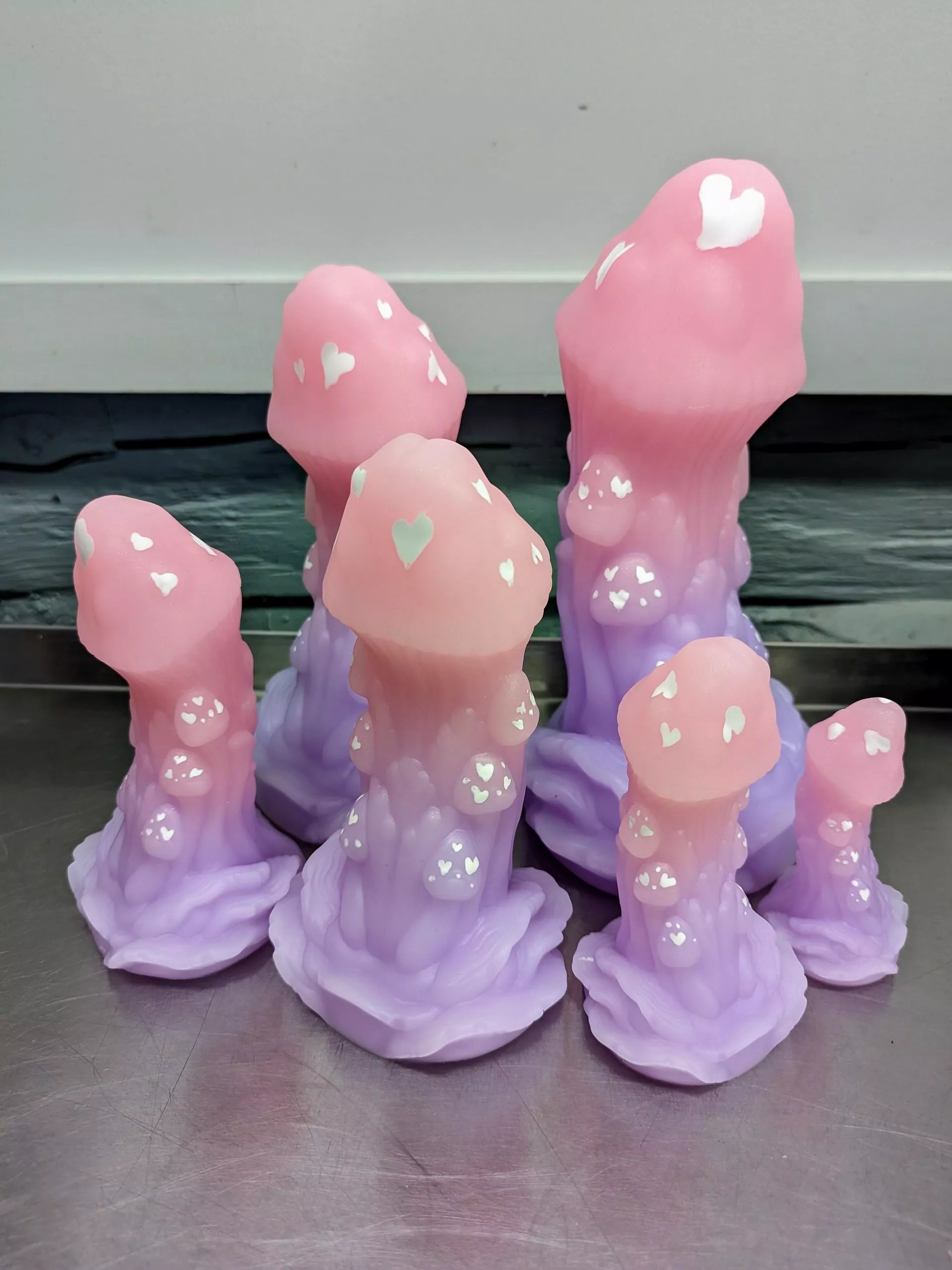 Some sweet Valentine's mushrooms