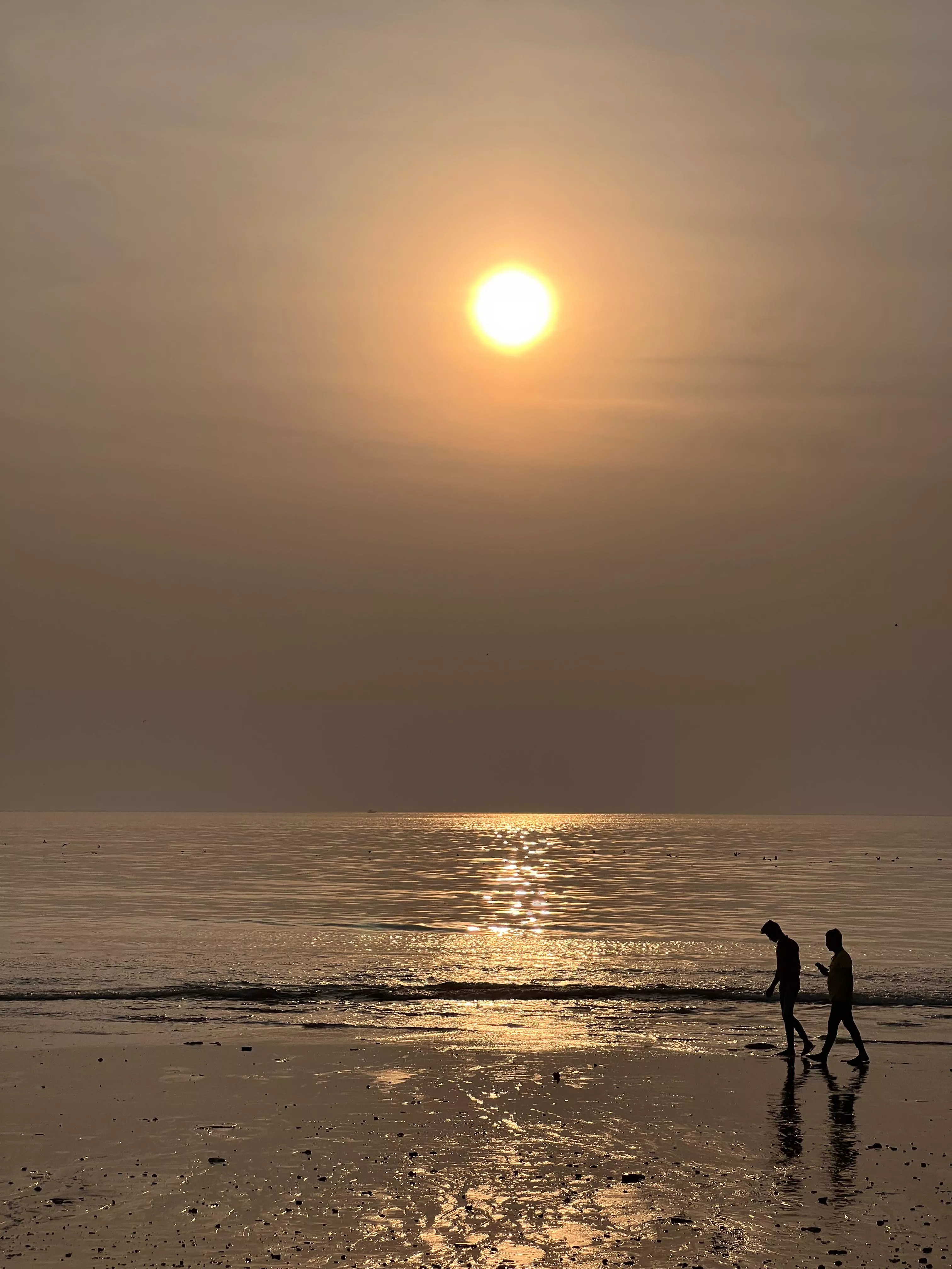 Sunset at Juhu beach