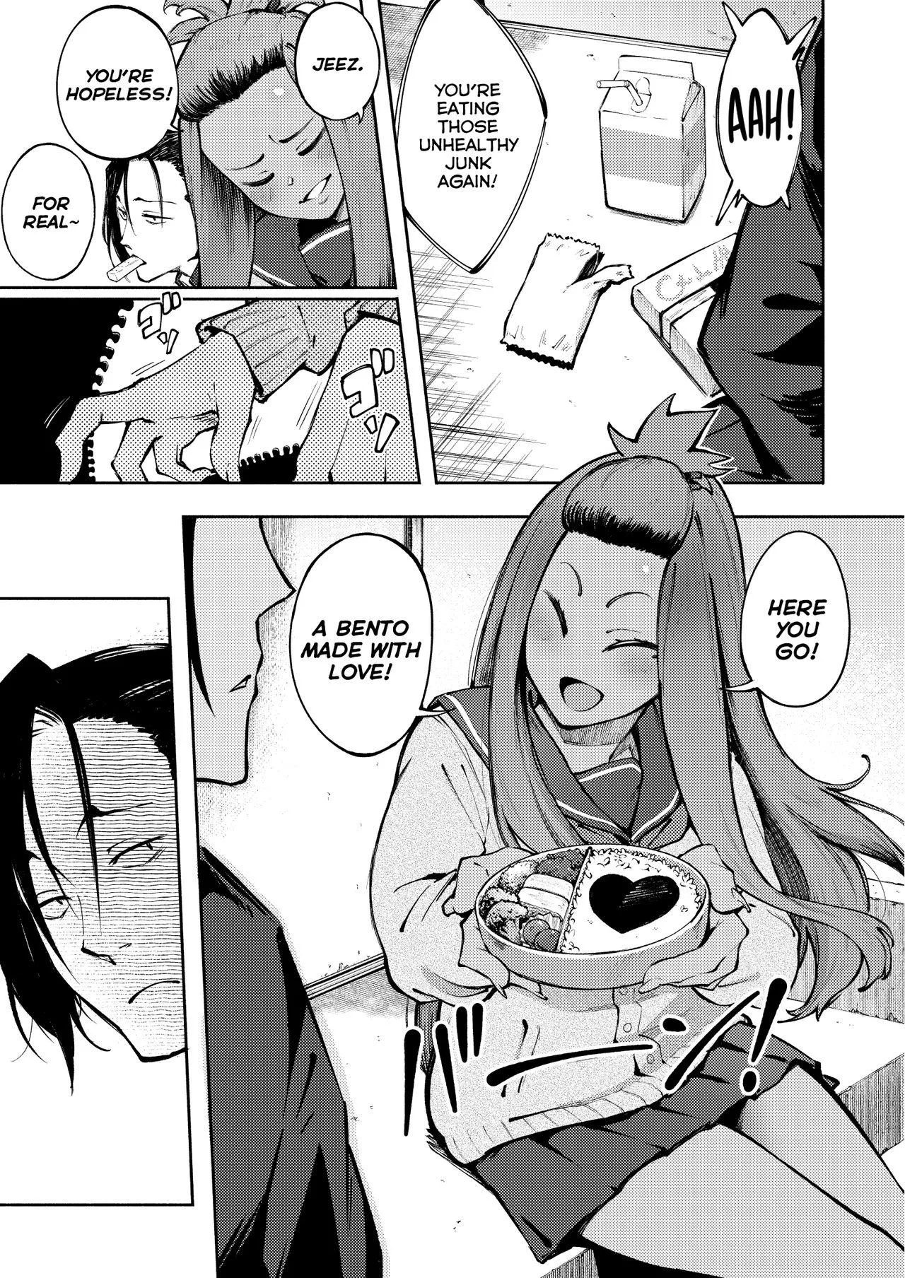 [Suruga Kuroitsu] The male mc actually got a somewhat original and cool design.