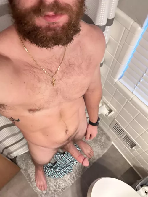 Swallow me before the shower?