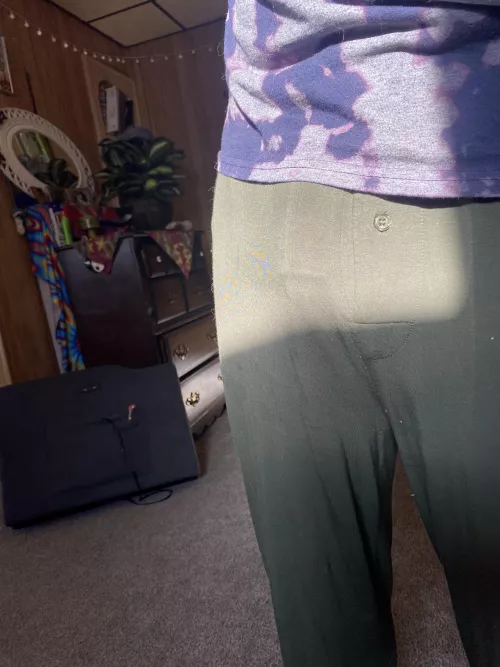 These pants are basically see-through in the sunlight (dms welcome)
