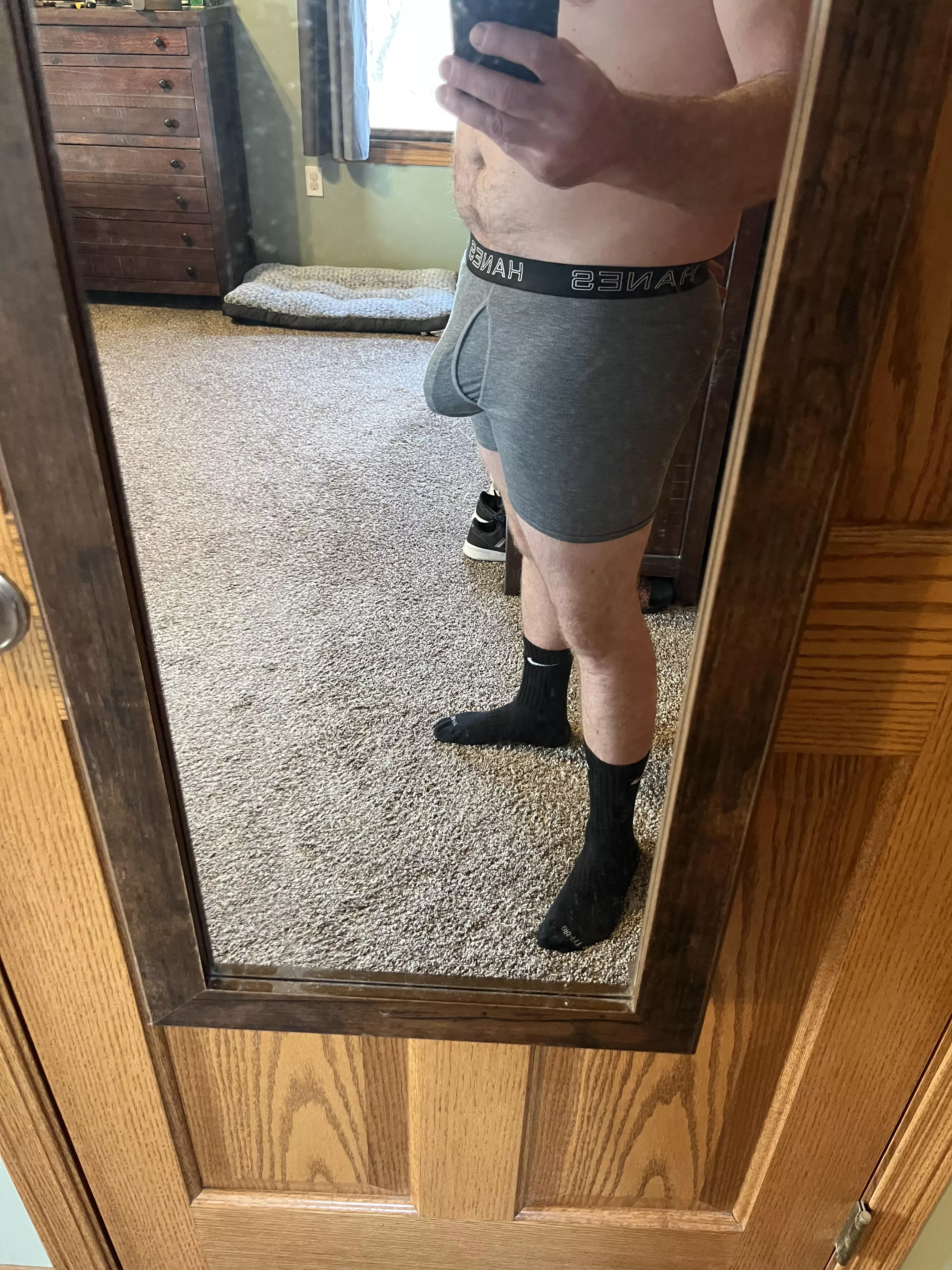 This is why I don’t wear grey sweatpants in public