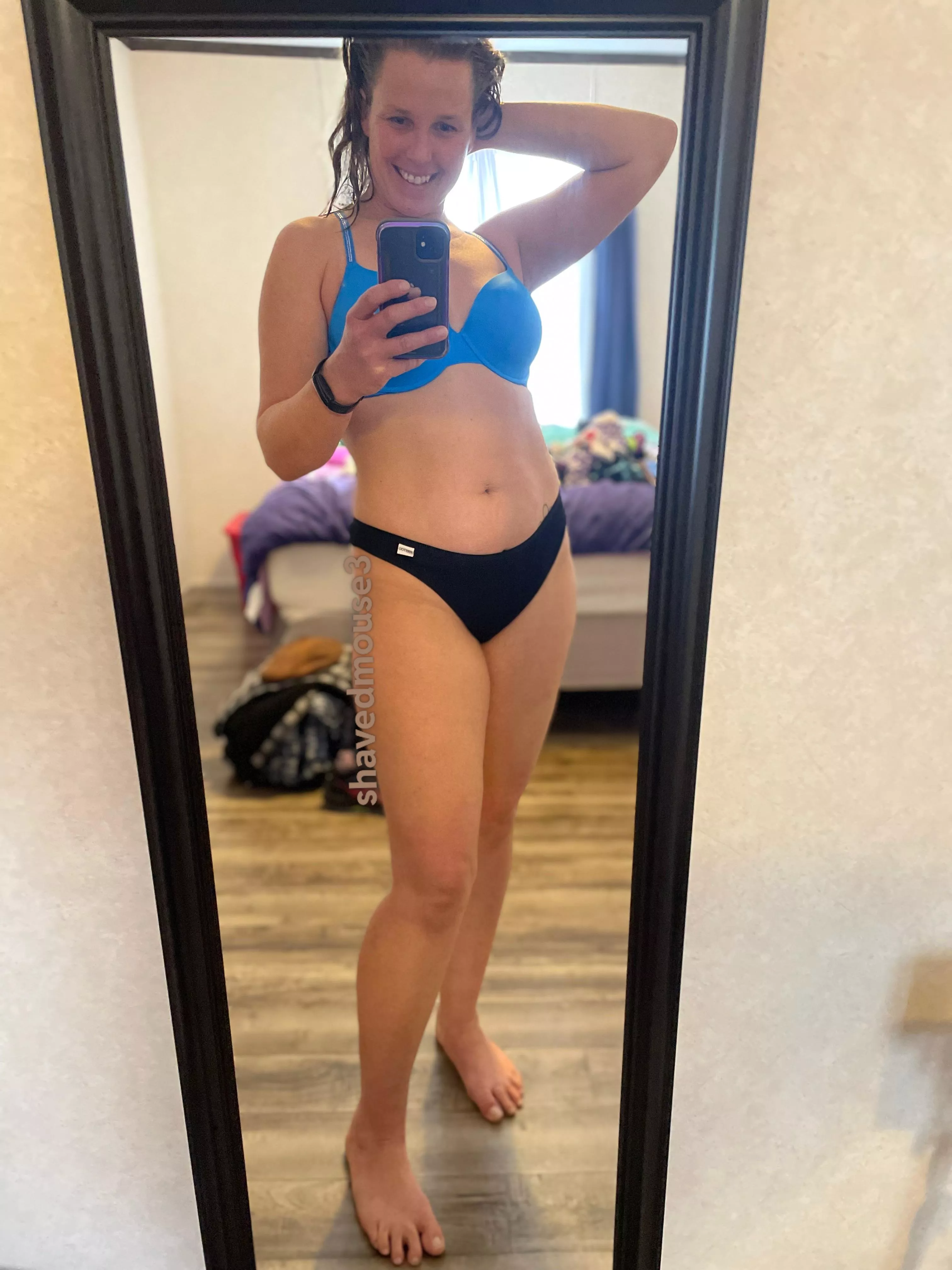 Thunderous thighs to go with the rainy weather outside