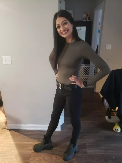 Today's Fit. Love my Boots