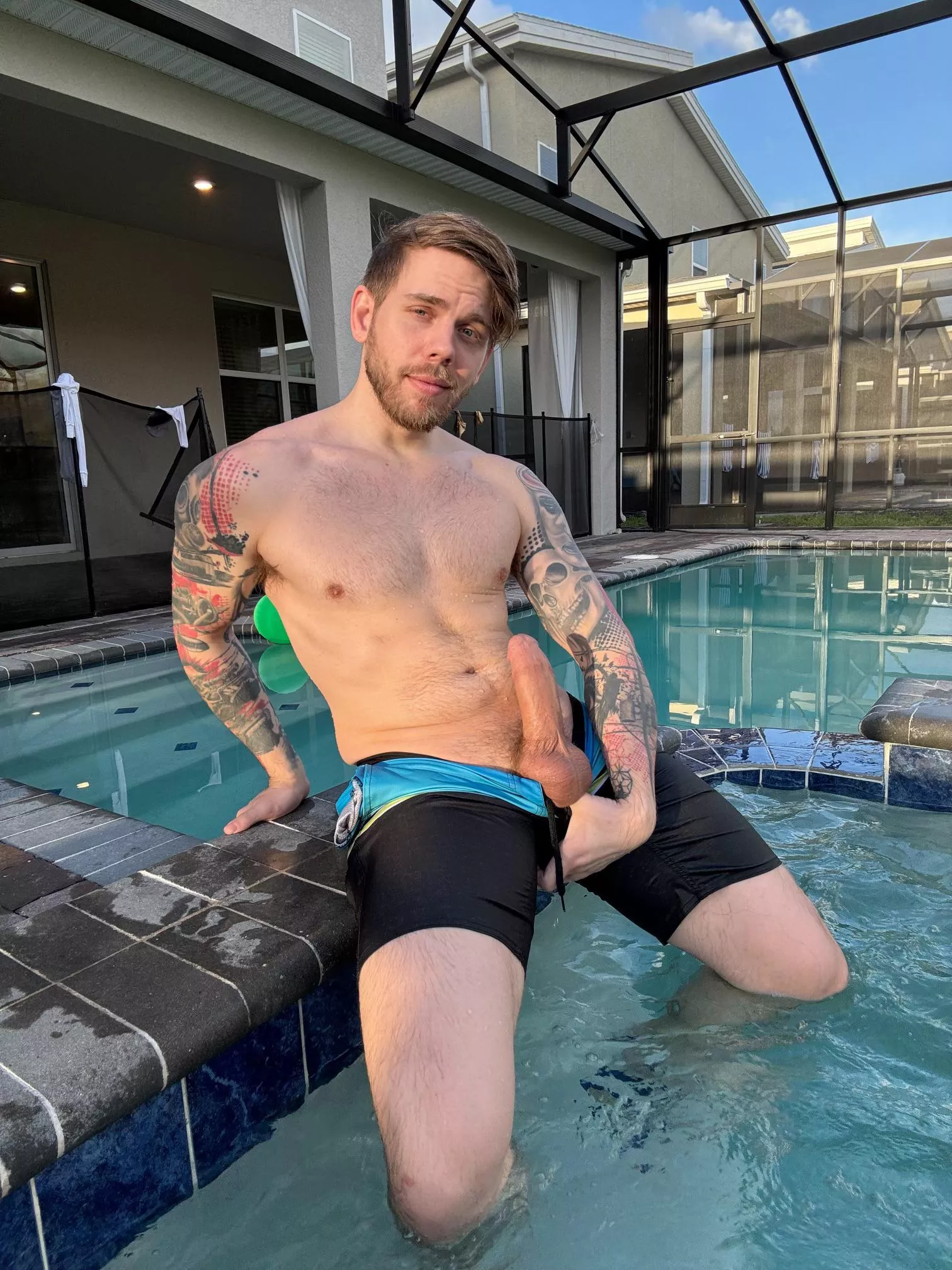 Wanna join me in the hot tub?