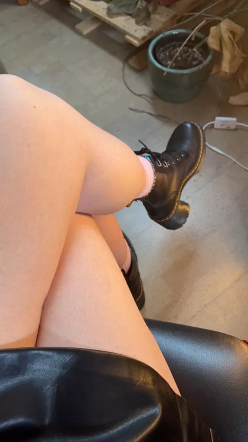 Want to take my boots off?