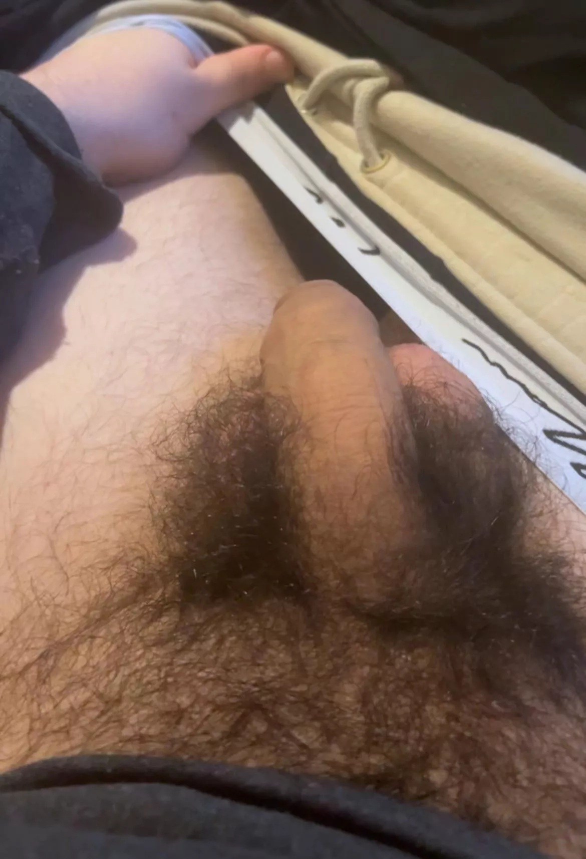 You like my big hairy soft cock?😏🍆Dms open😈