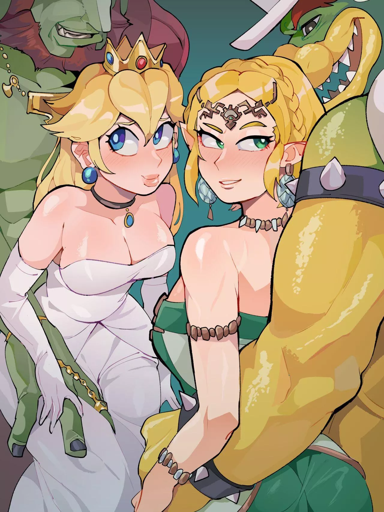 Zelda and Peach Swap