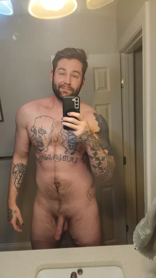 A little stoned and a lot horny.