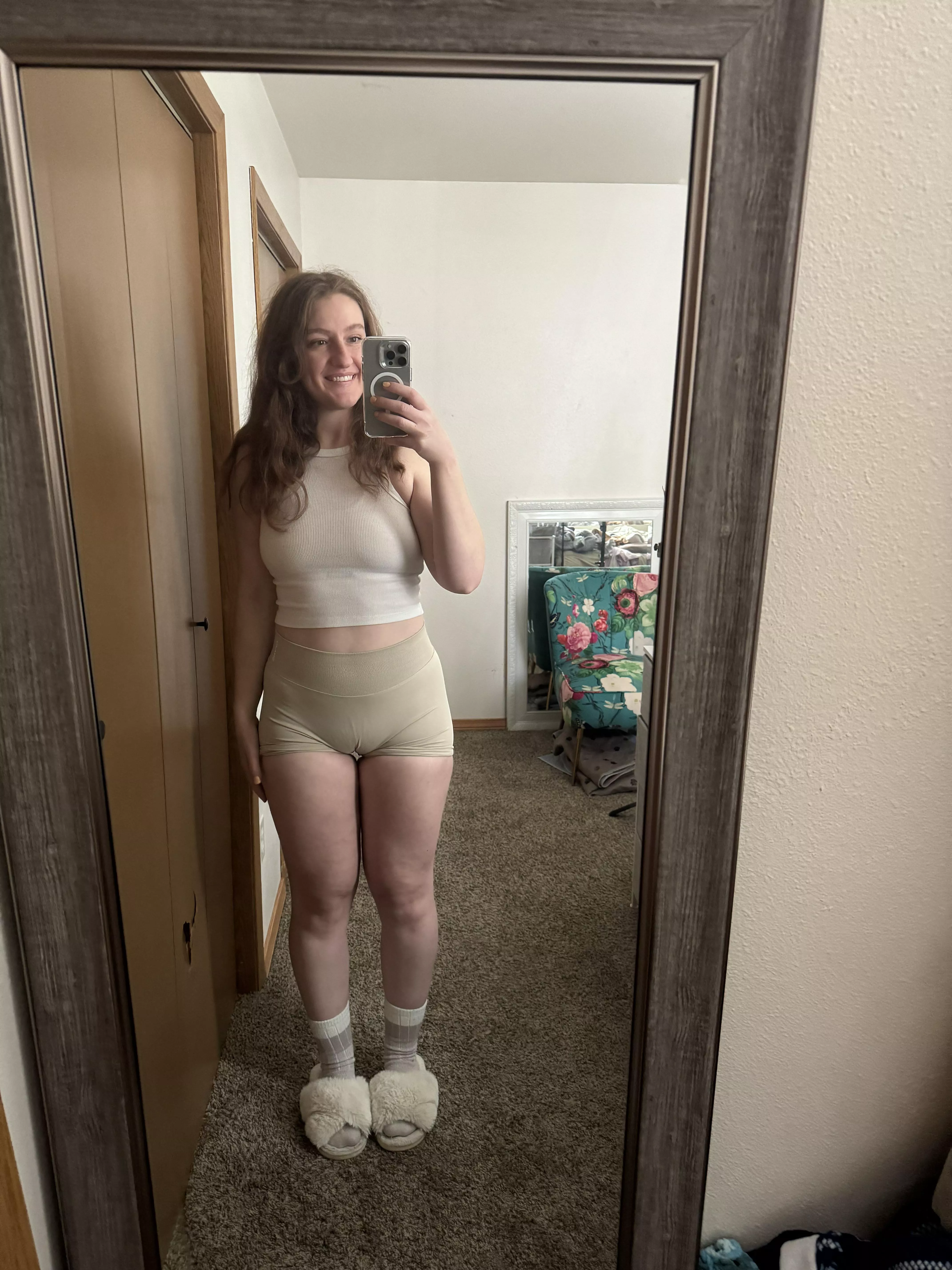 All smiles when toes out