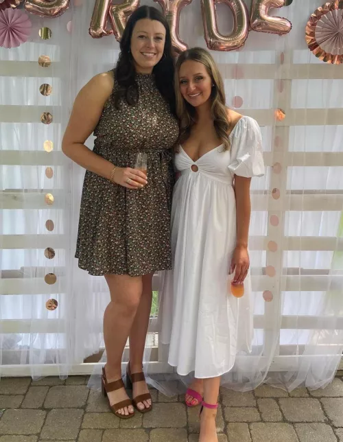 As big as her friends head