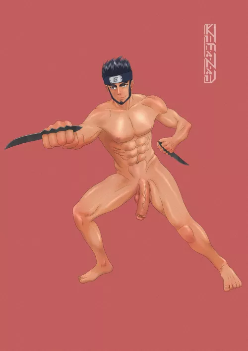 Asuma (Kitanai) [Naruto] drawing by me~