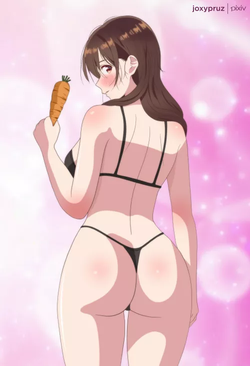Chizuru Mizuhara From Behind (Rent A Girlfriend)
