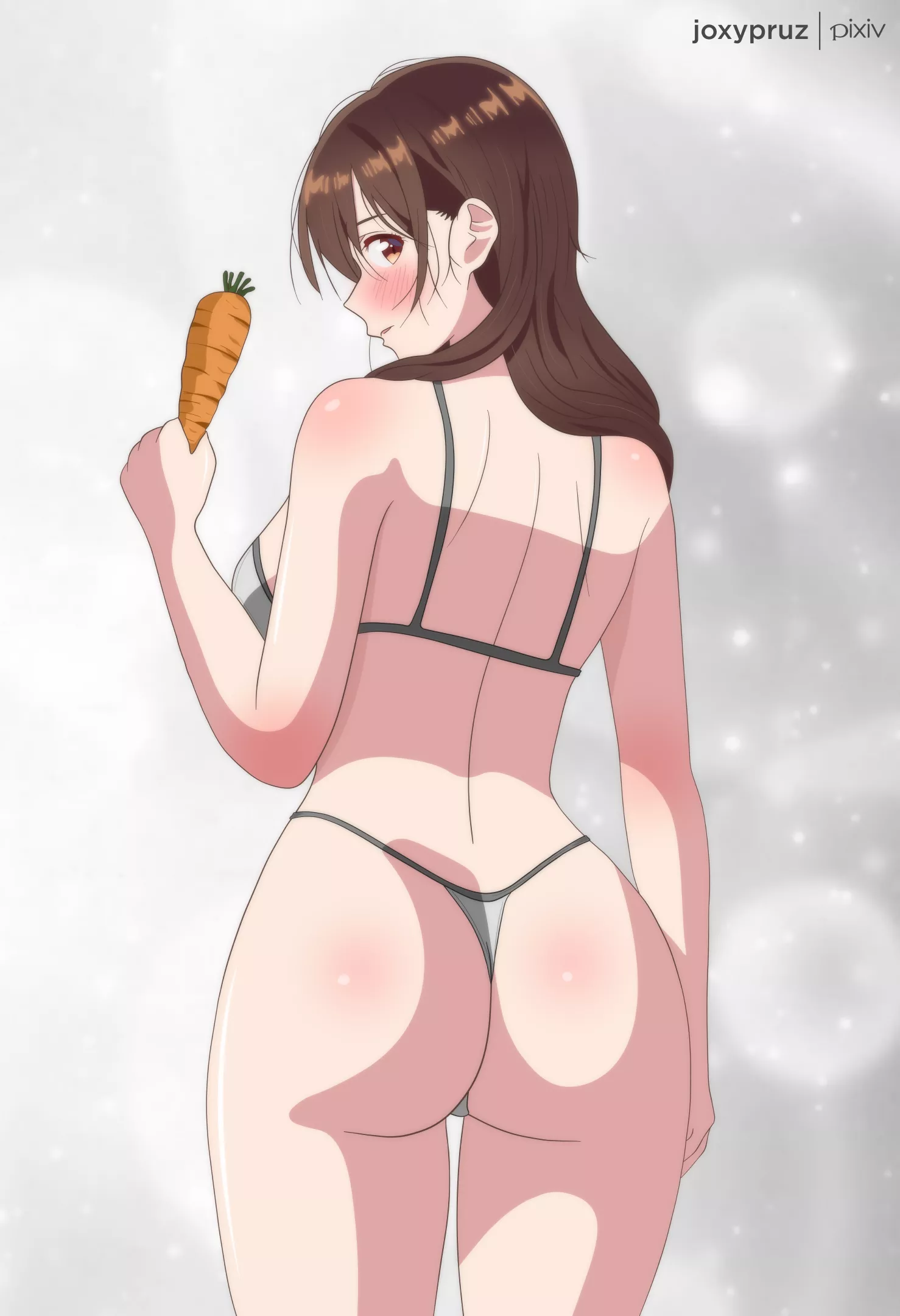 Chizuru Mizuhara Showing Her Fat Ass (Rent A Girlfriend)