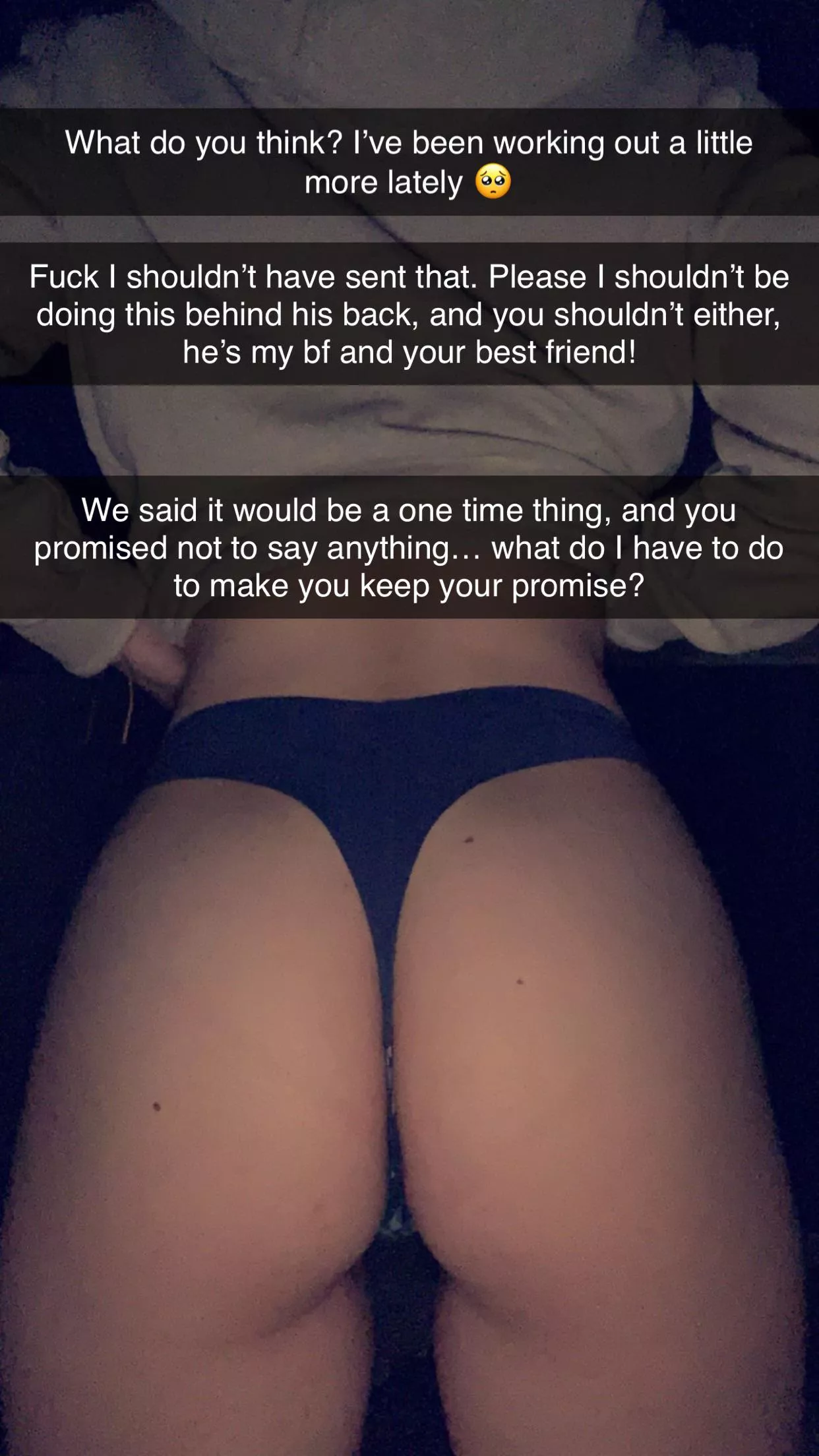 Did my gf mean to cheat really? She seems sincere