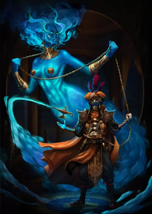 Enslaved Djin (Looks like Warlock: The Genie has completed its main quest)