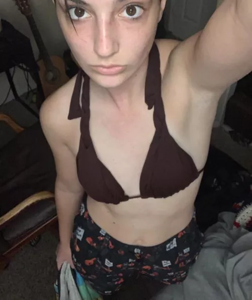 F18 I like to sleep in my bikini for some reason