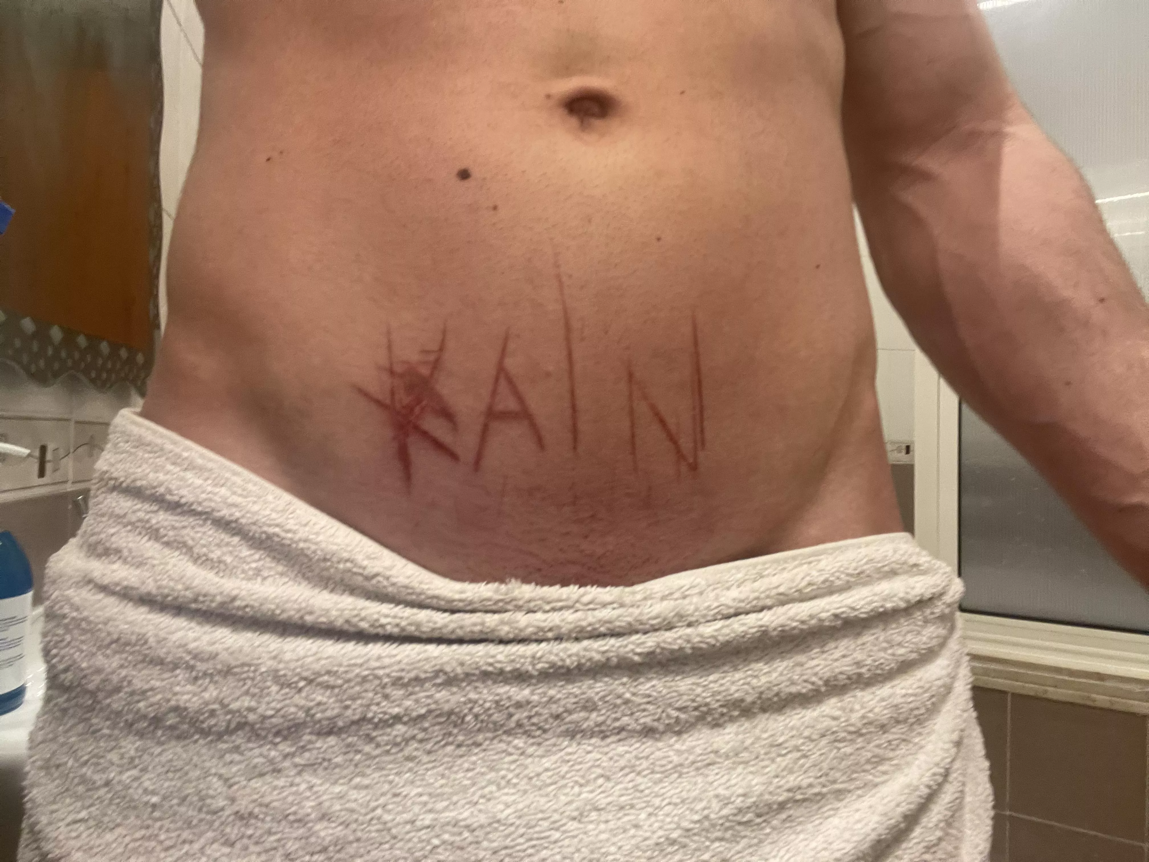 First time branding as a reminder to whom I belong to ..