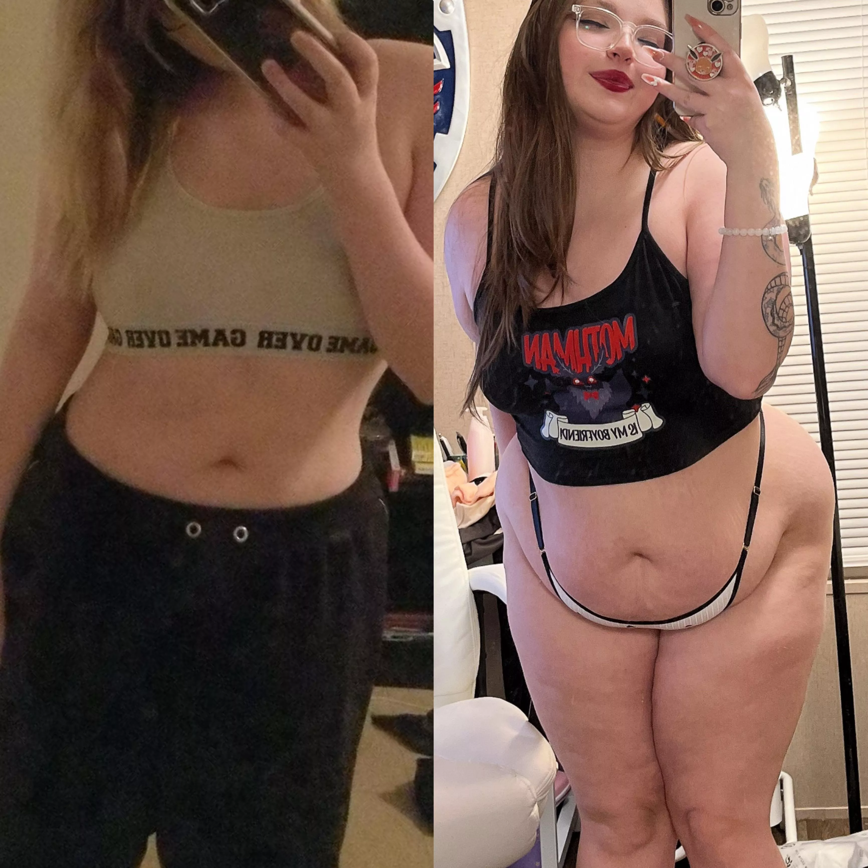 from flat to fat <3