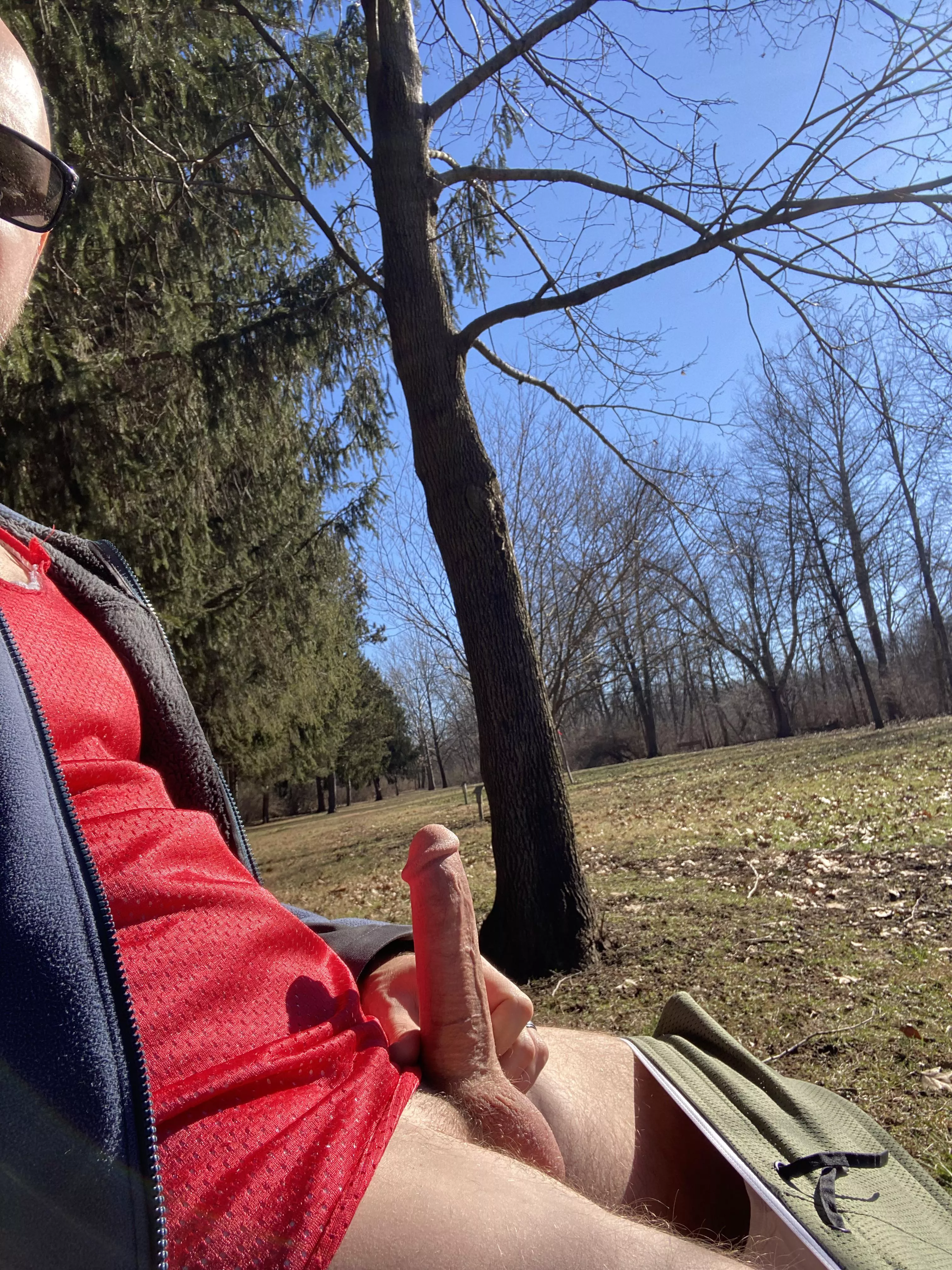 Getting some vitamin D in the park