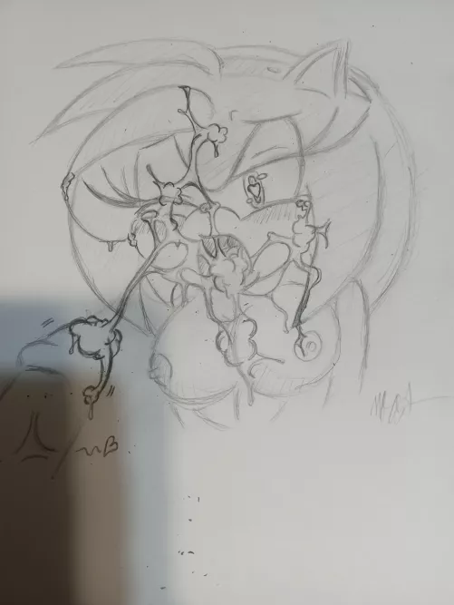 Hand drawn Amy facial