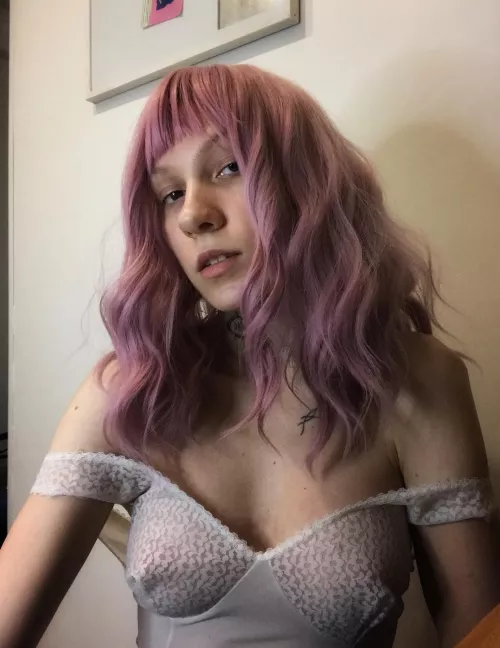 I have to play with my boobs myself but I wish that were your hands😭