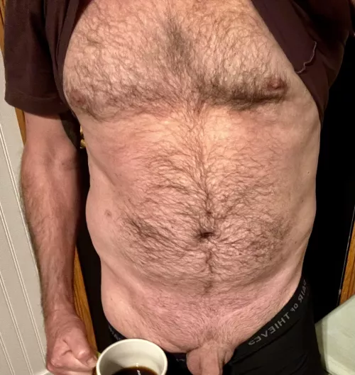 I only enjoy it black, but here’s a half ‘n half… good morning;)