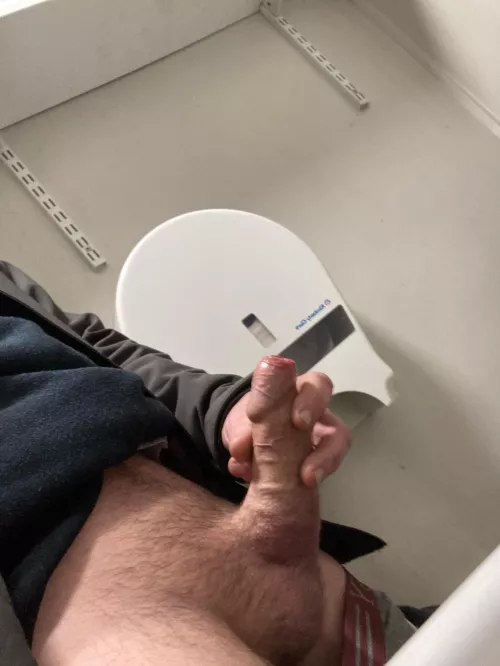 In the bathroom at work (48)