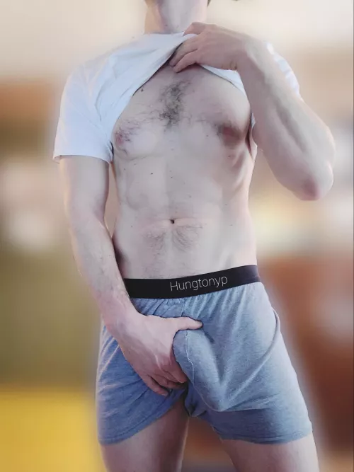 Light blue boxer briefs