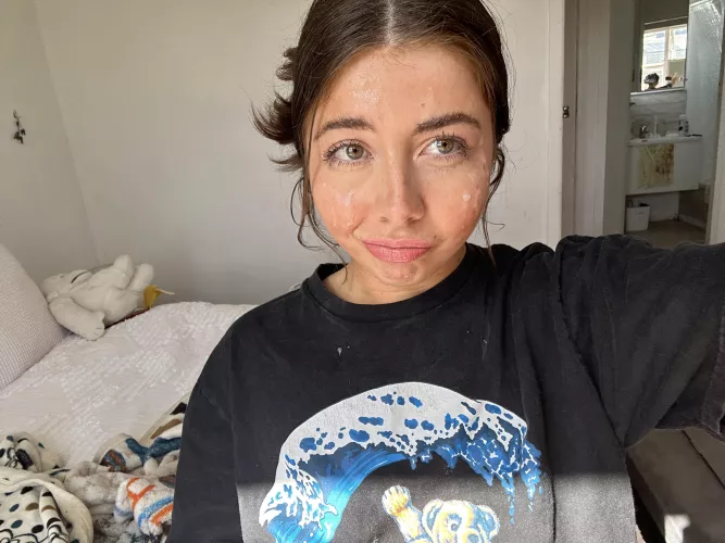 Massive morning load on my face