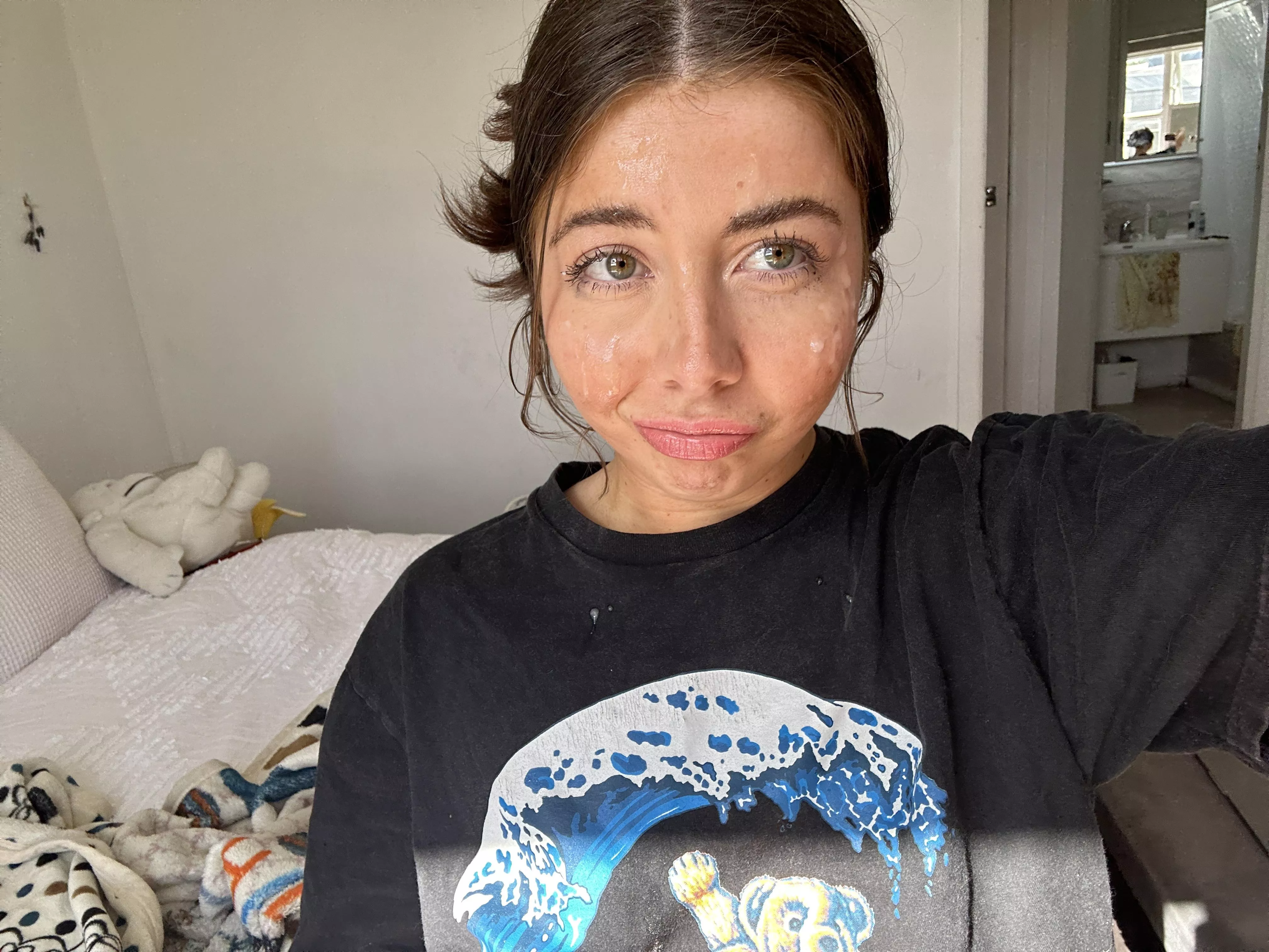 Massive morning load on my face