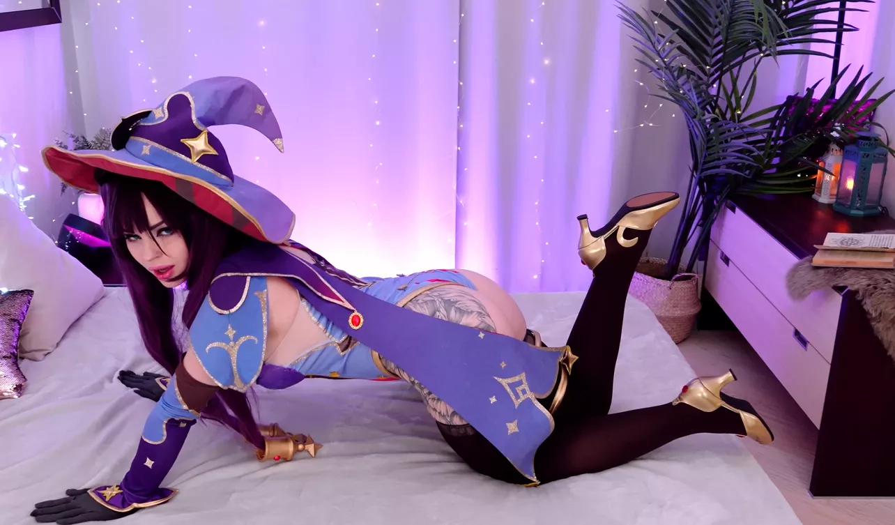 Mona from Genshin by Sonya Vibe