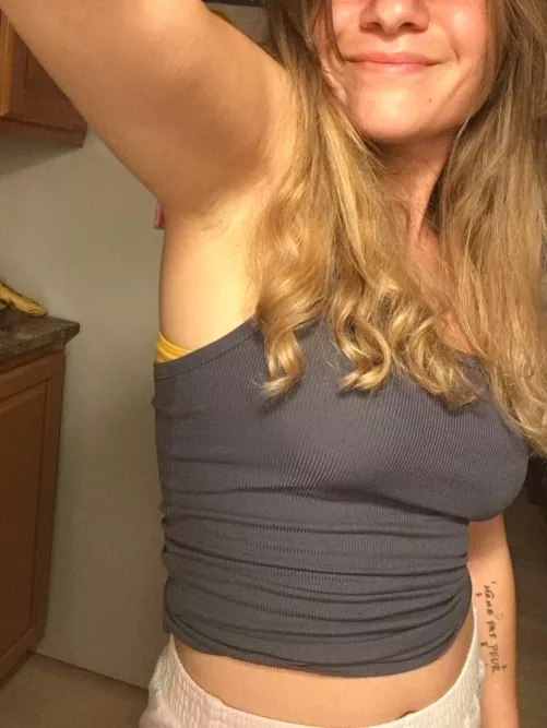 My favorite tank top shows a lot!